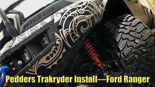 Pedder Trakryder install Ford Ranger [upl. by Keheley]