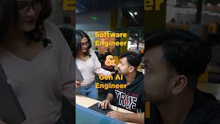 Gen AI Engineer vs Software developer shorts simplilearn [upl. by Corella416]