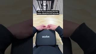 POV Youre unboxing the first Godox AD200 Pro II in Australia unboxing godox photographygear [upl. by Luwana517]