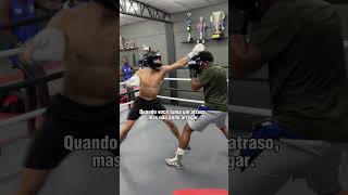 Quando você toma um ATRASO mas não pode ARREGAR no sparring de boxe [upl. by Conah343]