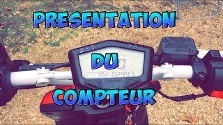 PRÉSENTATION COMPTEUR DIGITAL KOSO DB 02R [upl. by Acinomahs]