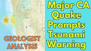 Major California Quake Triggers Tsunami Warning [upl. by Gladwin]