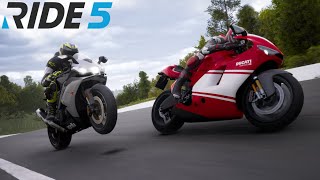 Ride 5  DUCATI DESMOSEDICI RR 2006  Road Atlanta GP Circuit Race gameplay [upl. by Weinstein274]