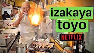 IZAKAYA TOYO from Netflix Street Food Asia  OSAKA JAPAN  FLAMETHROWER TUNA [upl. by Seidel46]