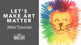 Lets Make Art Matter  Childrens Watercolor Art Activity by Nicole Miyuki of Lets Make Art [upl. by Mario657]