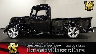 1937 Ford Pickup Truck  Louisville Showroom  Stock  1091 [upl. by Erodoeht492]