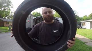 Cliffs Mobile Motorcycle Tire Patching a rear motorcycle tire the right way [upl. by Ainat768]