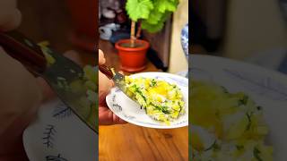 Quick cooking potatoes with eggs food cooking youtubeshorts [upl. by Pownall]