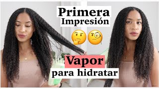 Máxima hidratación con vaporizador capilar ¿funciona  Primera impresión  FRIZZYDESI [upl. by Ginger]