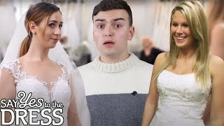 REACTING TO CHEAP WEDDING DRESSES these brides are balling on a budget [upl. by Noit]