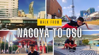 Walk from Nagoya to Osu japan nagoya travel sightseeing summer sakae osu donquijote [upl. by Alexandro501]