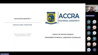 MLB 203 Biochemistry II Introduction to Nucleic Acids [upl. by Hebrew839]