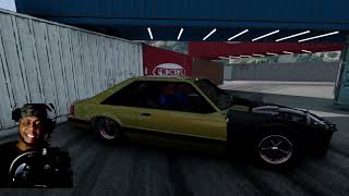 415 Stroker 4EYE Build 84 LX Ford Mustang Build BeamNGDrive Drag Racing RP [upl. by Tasiana]