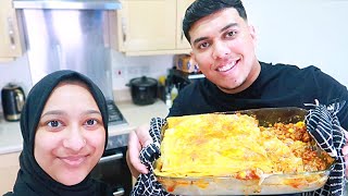 Cooking Lasagne RAMADAN [upl. by Ivett]