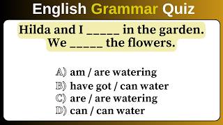 Test Your Grammar Can You Pick the Right Answer grammarquiz grammar englishquiz [upl. by Naujej]