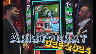 Aristocrat at G2E 2024 Continued Expansion of NFL Slots [upl. by Ebba117]