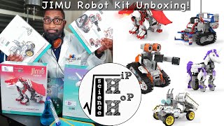 UBTech JIMU Robot Kit UNBOXING  Hip Hop Science [upl. by Hosea]