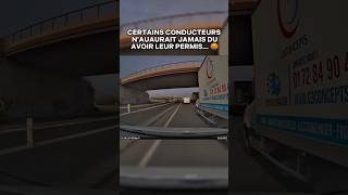 Certains conducteurs naurais jamais du avoir leur permis de conduire  🤬 dashcam france route [upl. by Legra912]