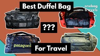 Best Duffel Bag for Travel [upl. by Eizdnil]