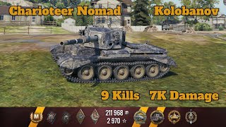 Charioteer Nomad  Kolobanov  7K Damage  World of Tanks [upl. by Stulin]