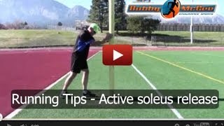 Run Stretching for Calf Muscle  Active Soleus Release by Bobby McGee [upl. by Mindi963]