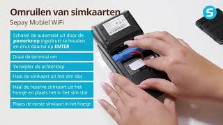 Simkaart wisselen  SEPAY Mobiel  WIFI  SEPAY Mini [upl. by Avihs]