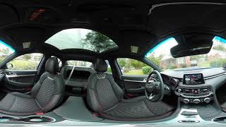 2019 Genesis G70 HTrack Interior 360 Video [upl. by Kalikow468]