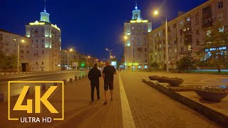 Trip to Zaporizhzhia Ukraine  4K City Walking Tour with City Sounds [upl. by Inar486]