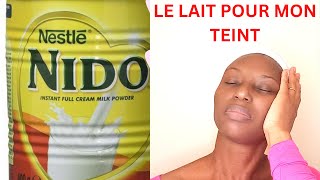 COMMENT UTILISER LE LAIT【LE LAIT EN POUDRE POUR UN TEINT GLOW 】BODY LOTION [upl. by Oetsira]