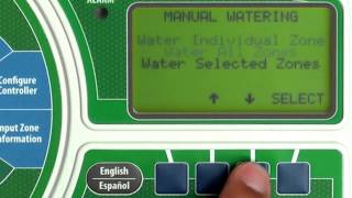 Rain Bird ESPSMTe Manual Watering [upl. by Annoirb636]