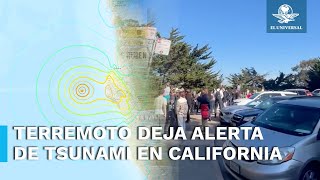 Así fue captado el terremoto de magnitud 7 al norte de California [upl. by Jenna]