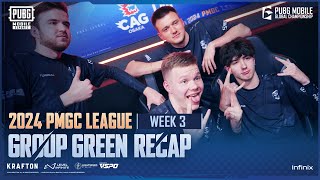 Group Green Recap  2024 PUBG MOBILE GLOBAL CHAMPIONSHIP [upl. by Orimlede398]