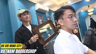 ASMR 💈Vietnam Barber Shop  45  Haircut and styling in Vietnam  RELAXING [upl. by Mariann]