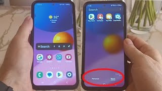 How to create second space in Samsung M51  How to open second space in samsung M51 [upl. by Marra]