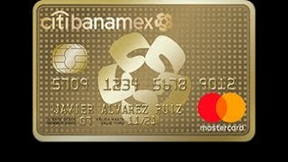 Ventajas y Desventajas de la Tarjeta de oro Citibanamex [upl. by Yrok69]