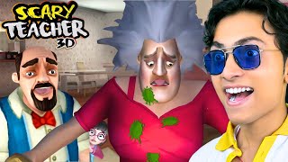 Destroying SCARY TEACHER’s DATE😱 Winter Pranks Scary Teacher 3d Gameplay [upl. by Henrie]