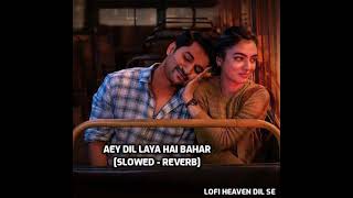 Ae Dil Laya Hai Bahar  SlowedReverbed  Lofi Heaven Dil Se [upl. by Nerual]