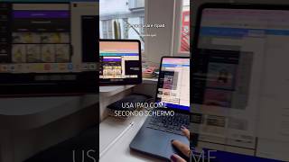 USA L’IPAD COME SECONDO SCHERMO 🖤 TUTORIAL angietutorials techcontent contentcoach appleitalia [upl. by Gerty]