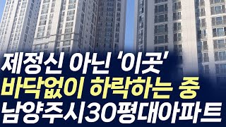 남양주시 30평대 아파트제정신 아닌 이곳 바닥없이 하락하는 중부동산 아파트 미분양 분양권 입주권 재개발 재건축 [upl. by Hnah]