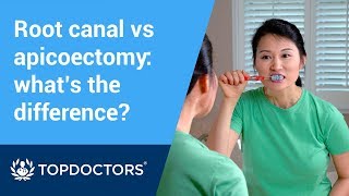 Root canal vs apicoectomy whats the difference [upl. by Ecitnirp574]