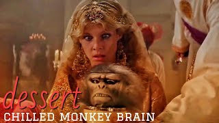 Indiana Jones Temple of Doom 1984  Maharajas Dinner party  chilled monkey brain dessert [upl. by Bricker]