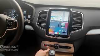 V2 Fullscreen Apple Carplay on Volvo  ISUDAR [upl. by Rehttam]