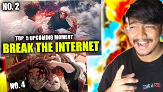 Top 5 upcoming Anime moments that will Break the INTERNET🔥 [upl. by Miru921]