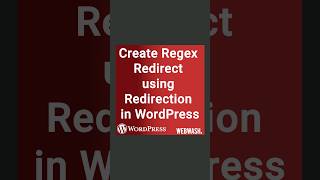 Create Regex Redirect using Redirection in WordPress [upl. by Purvis]