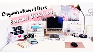 Organisation amp décoration bureau • Rangement DIY  My desk tour [upl. by Lepley]