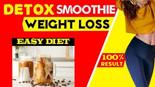 2 Smoothie Recipe For Fast Weight LossDetox DietLose 4kgs in a week  Nutritionist Misha [upl. by Hafeenah]