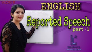 Reported speech  Direct and Indirect speech in malayalam ENGLISHpart 1 [upl. by Bess]