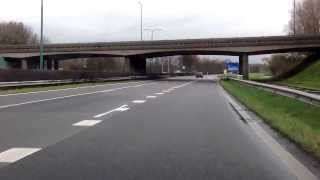 Invoegen op de autoweg zuilense ring op richting Overvecht Utrecht [upl. by Harrat]