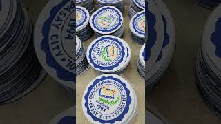 GRACE COMMUNITY CHRISTIAN SCHOOL PASAY WOVEN PATCH fyp foryou shortvideo shorts embroidery [upl. by Enaile]