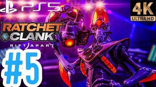 Ratchet And Clank Rift Apart PART 5 PS5 4K 60FPS No Commentary [upl. by Atsirhc]